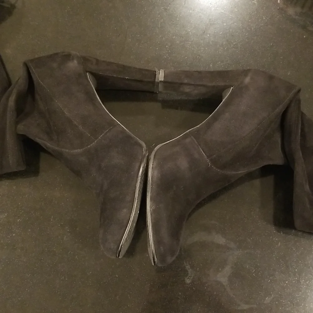 💕STUART WEITZMAN💕 Highland Suede Over-the-Knee Boots ~ Black 8.5
